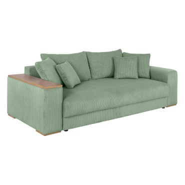 Sofa Peter sztruksowa zielona