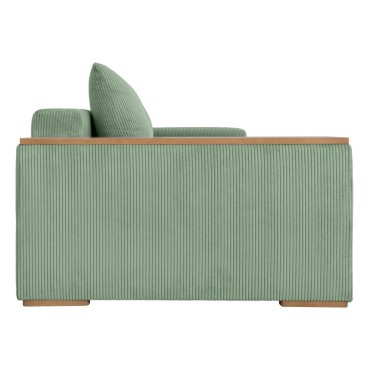 Sofa Peter sztruksowa zielona