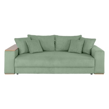 Sofa Peter sztruksowa zielona