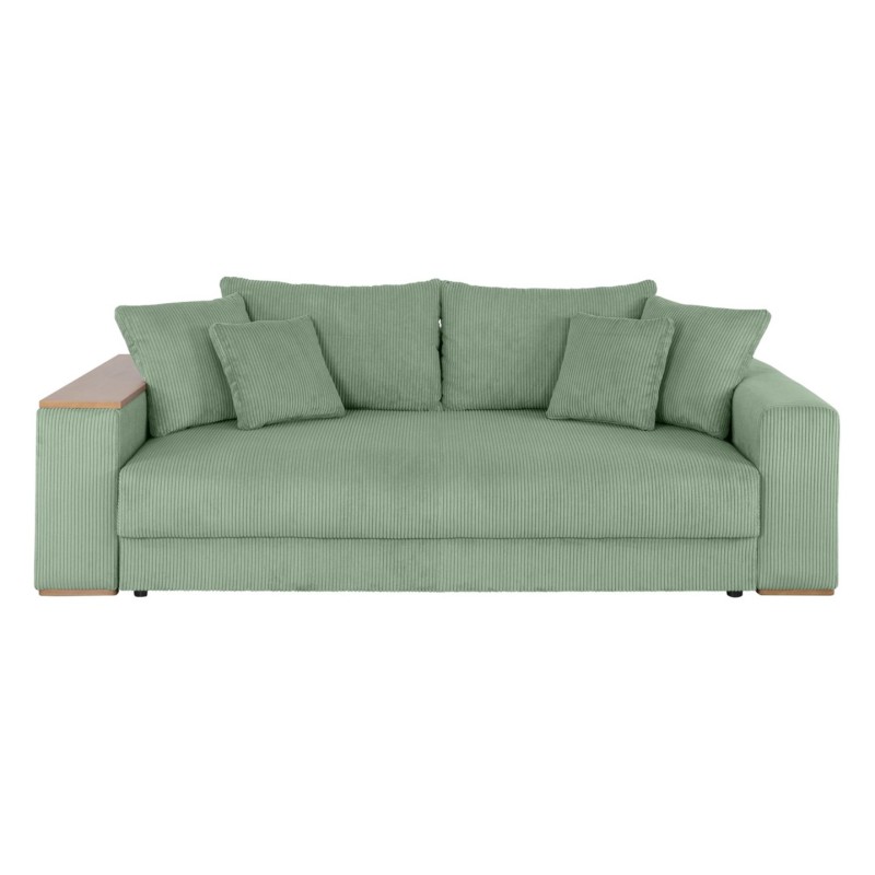 Sofa Peter sztruksowa zielona