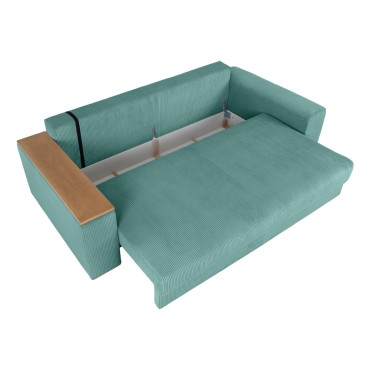 Sofa Peter sztruksowa niebieska