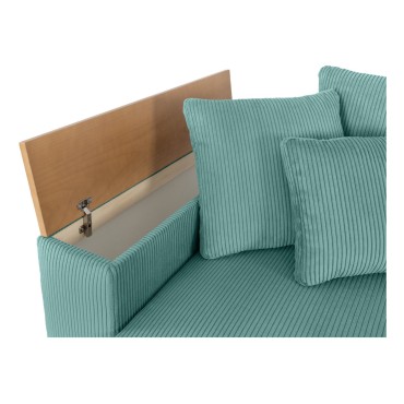 Sofa Peter sztruksowa niebieska