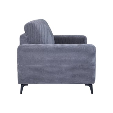 Sofa trzyosobowa Kamila ciemnoszara