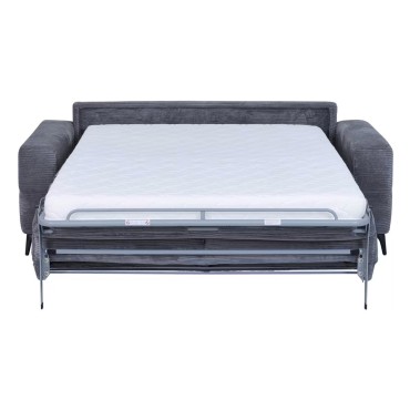 Sofa trzyosobowa Kamila ciemnoszara