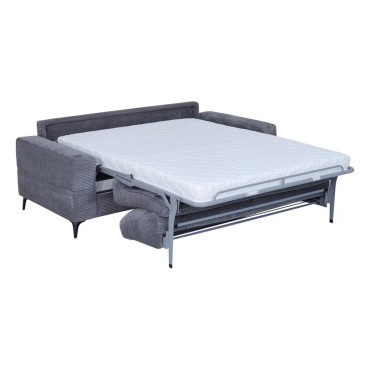 Sofa trzyosobowa Kamila ciemnoszara