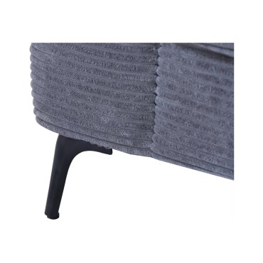 Sofa trzyosobowa Kamila ciemnoszara