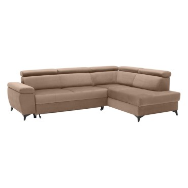 Narożnik Mellow prawostronny beżowy