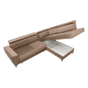 Narożnik Mellow prawostronny beżowy