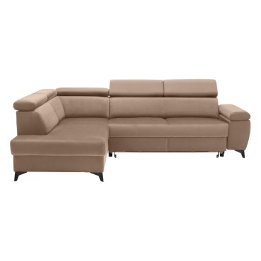 Narożnik Mellow lewostronny beżowy