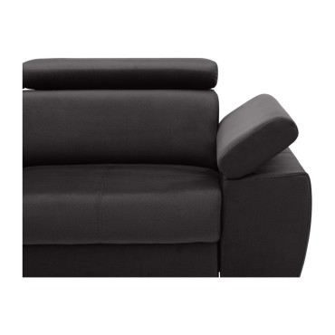 Narożnik Mellow lewostronny antracytowy