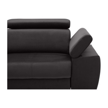 Narożnik Mellow lewostronny antracytowy