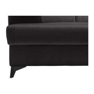 Narożnik Mellow lewostronny antracytowy