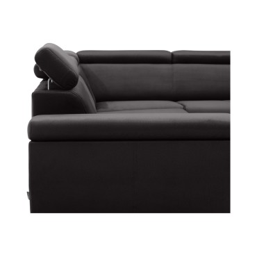 Narożnik Mellow prawostronny antracytowy