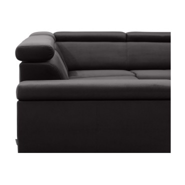 Narożnik Mellow prawostronny antracytowy