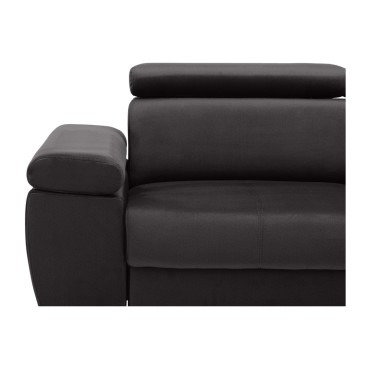 Narożnik Mellow prawostronny antracytowy