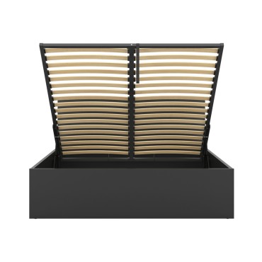 Łóżko Tritex 160x200 ze stelażem i pojemnikiem czarne