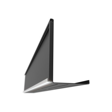 Oświetlenie LED z półką 225 cm do kuchni Milino czarna