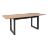 Stół rozkładany prostokątny Denver 160-200/90/75 dąb artisan/czarny