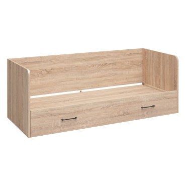 Rama łóżka Tetrix 80-160x200 rozkładane z pojemnikiem dąb sonoma
