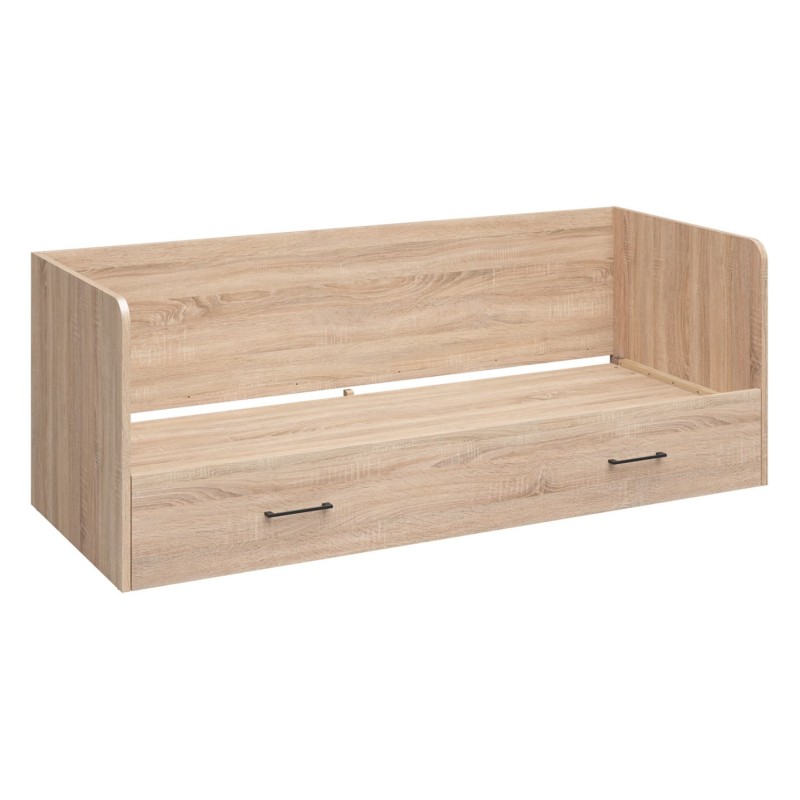 Rama łóżka Tetrix 80-160x200 rozkładane z pojemnikiem dąb sonoma