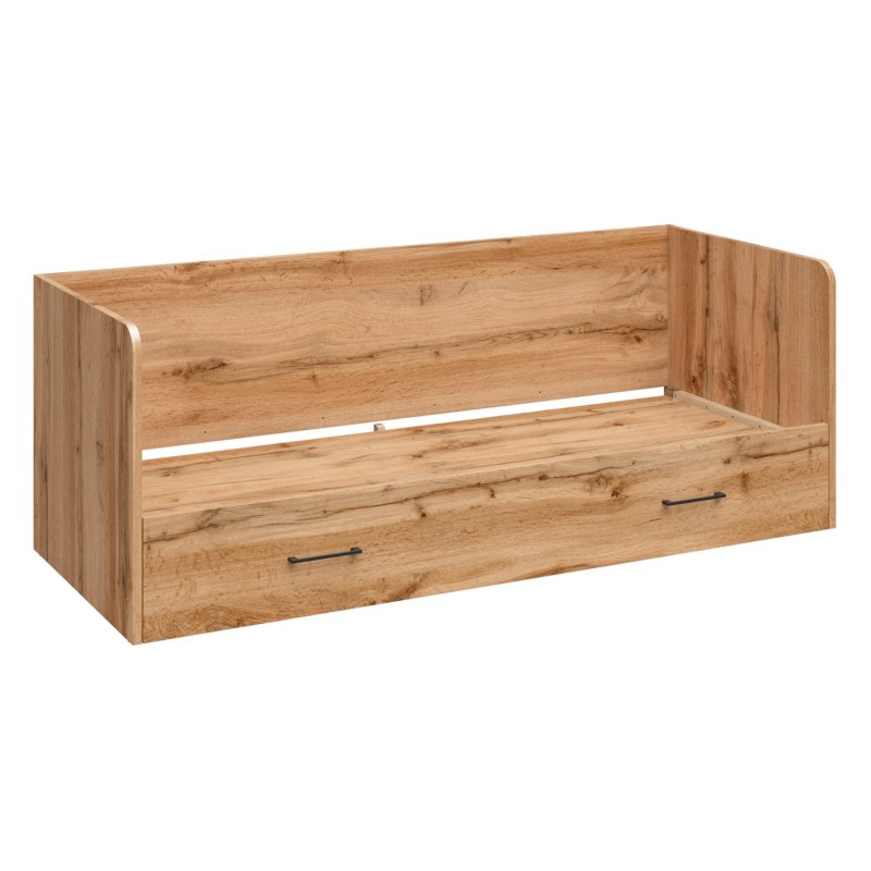 Rama łóżka Tetrix 80-160x200 rozkładane z pojemnikiem dąb wotan