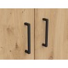 Regał MultiDo 80 cm z 2 drzwiami dąb artisan
