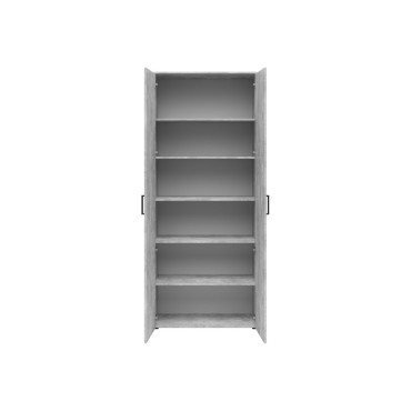 Regał MultiDo 80 cm z 2 drzwiami jasny atelier