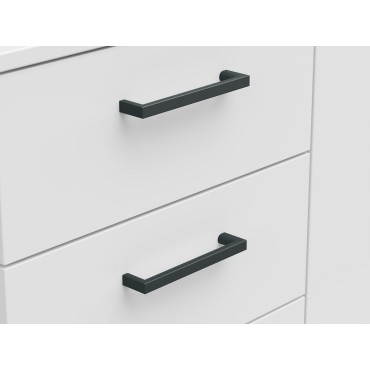 Komoda MultiDo 120 cm z 3 drzwiami i 2 szufladami biała