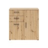 Komoda MultiDo 80 cm z 2 drzwiami i szufladami dąb artisan