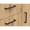 Komoda MultiDo 80 cm z 2 drzwiami i szufladami dąb artisan