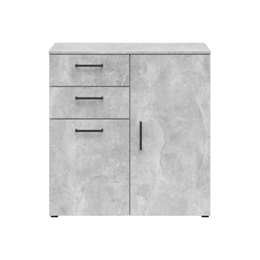 Komoda MultiDo 80 cm z 2 drzwiami i 2 szufladami jasny atelier