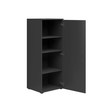 Regał MultiDo 45 cm z drzwiami grafitowy