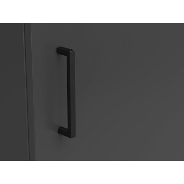 Regał MultiDo 45 cm z drzwiami grafitowy