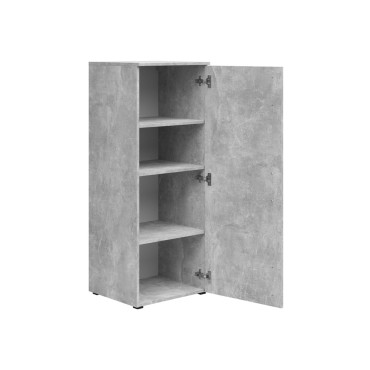 Regał MultiDo 45 cm z drzwiami jasny atelier