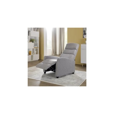 Fotel tradycyjny z funkcją relaks Azra szary