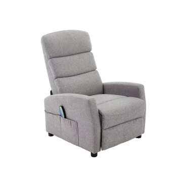 Fotel tradycyjny z funkcją relaks Azra szary