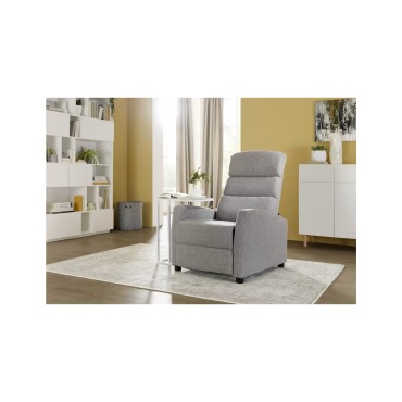 Fotel tradycyjny z funkcją relaks Azra szary
