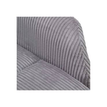 Fotel tradycyjny z funkcją relaks Karin sztruksowy szary