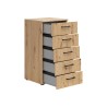Komoda MultiDo 45 cm z 5 szufladami dąb artisan