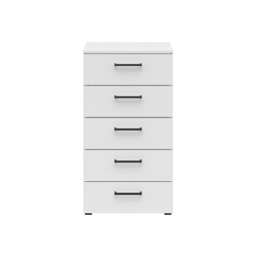 Komoda MultiDo 45 cm z 5 szufladami biała