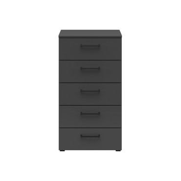 Komoda MultiDo 45 cm z 5 szufladami grafitowa