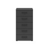 Komoda MultiDo 45 cm z 5 szufladami grafitowa