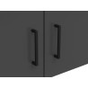 Szafka MultiDo 80 cm dwudrzwiowa grafitowa