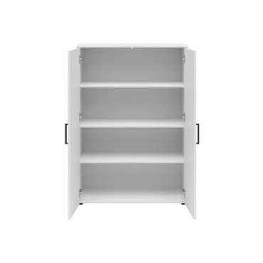 Regał MultiDo 80 cm z 2 drzwiami biały