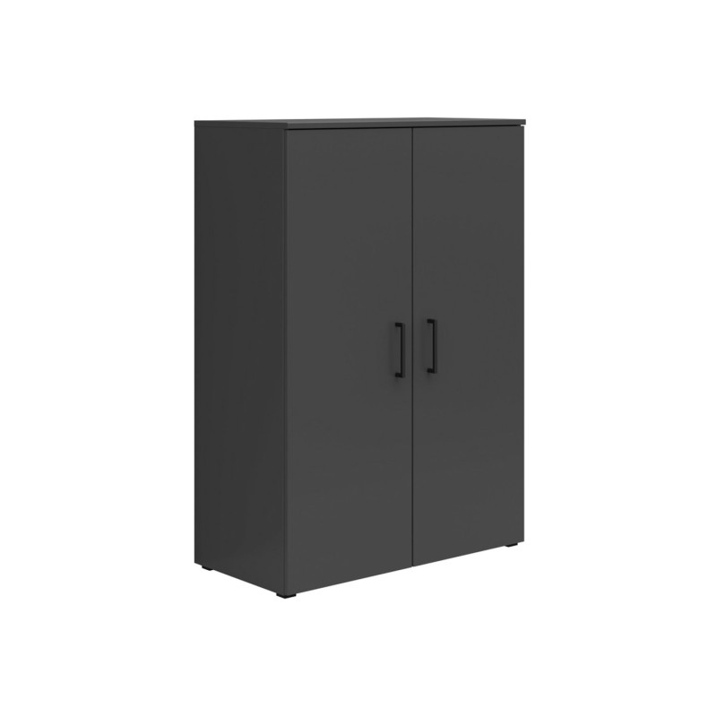 Regał MultiDo 80 cm z 2 drzwiami grafitowy