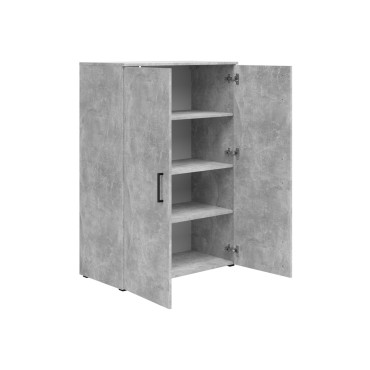 Regał MultiDo 80 cm z 2 drzwiami jasny atelier