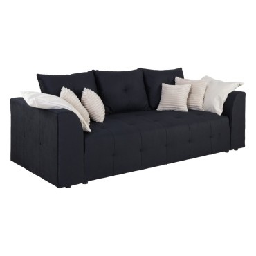 Sofa trzyosobowa Royal IV czarna