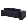Sofa trzyosobowa Royal IV czarna