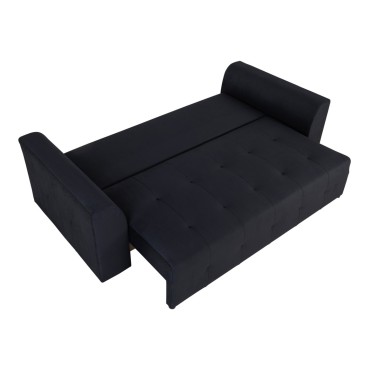 Sofa trzyosobowa Royal IV czarna