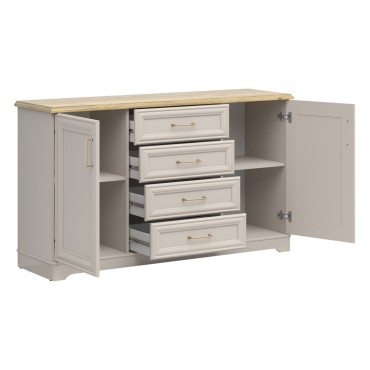 Komoda Anga 154 cm kashmir/dąb mauvella